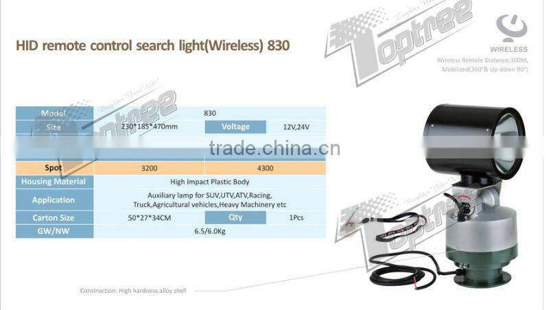 35W/55W Xenon HID rotating search light