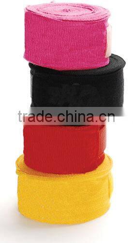 WHITE BOXING HAND WRAP PAIR STRETCH