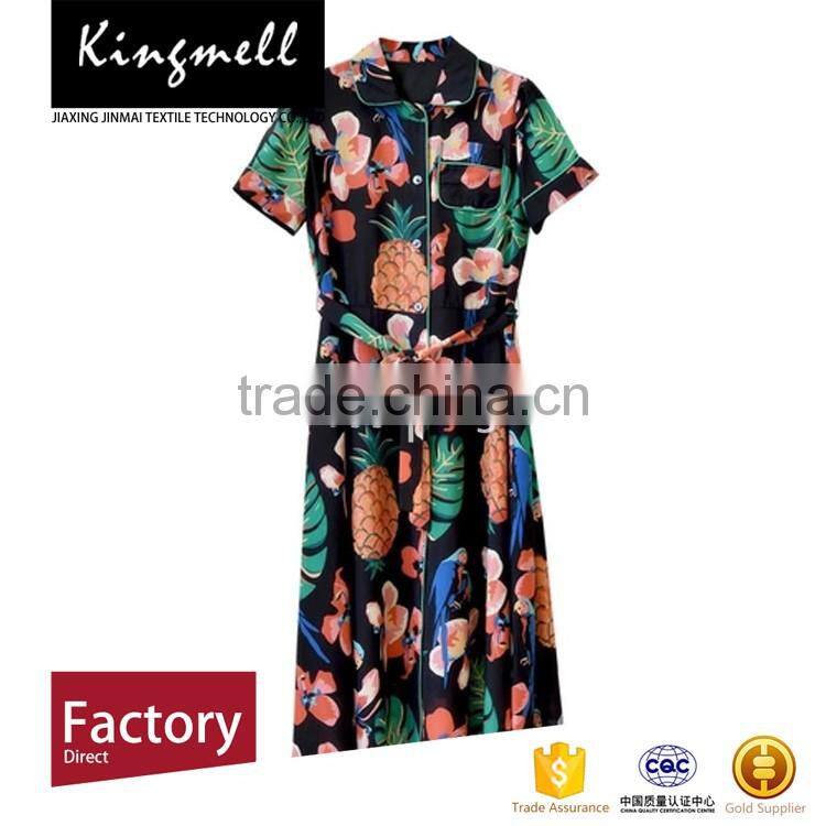Chinese factory digital printing service for women apperal