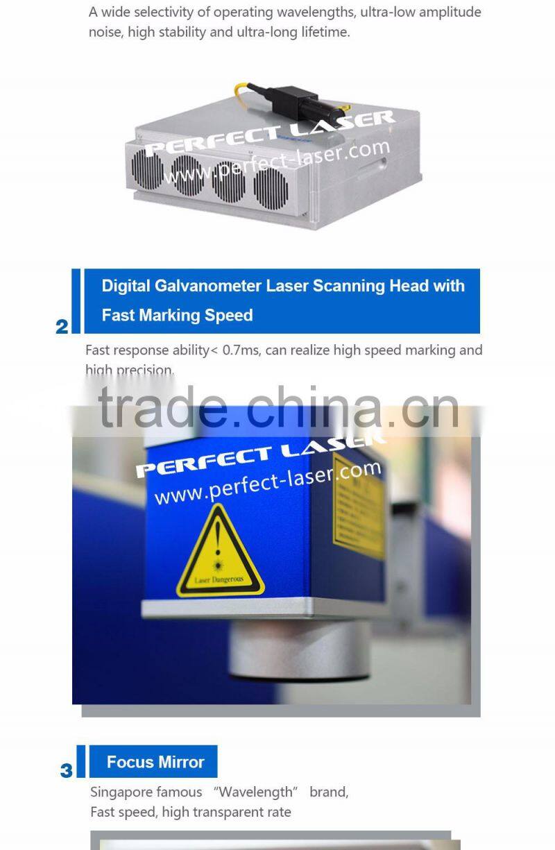 China machinery with 10W/20W/30 optional compact laser mark system