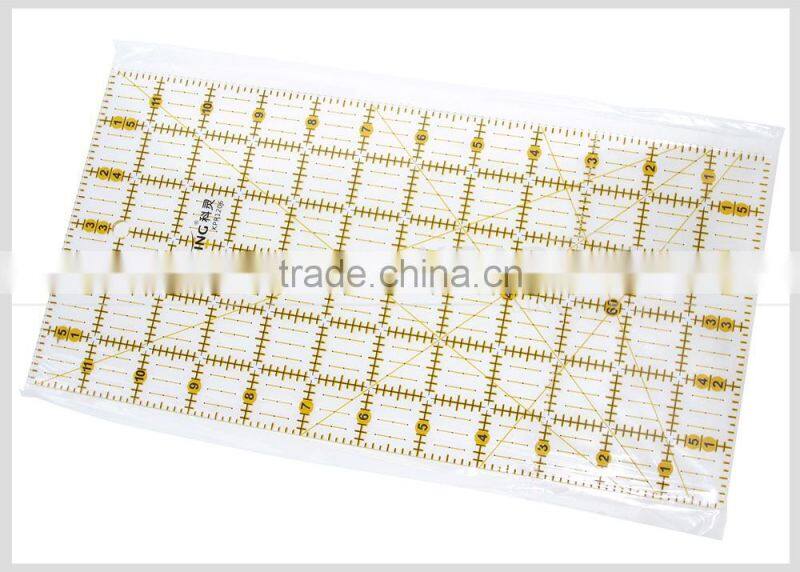 Kearing Easy Cutting Acrylic Patchwork Quilting Rulers 12 '' * 6 '' for Fashion Design#KPR1206