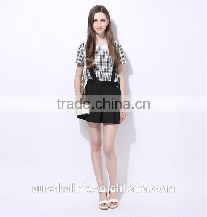 personalized summer ladies short pants suspenders fashion design