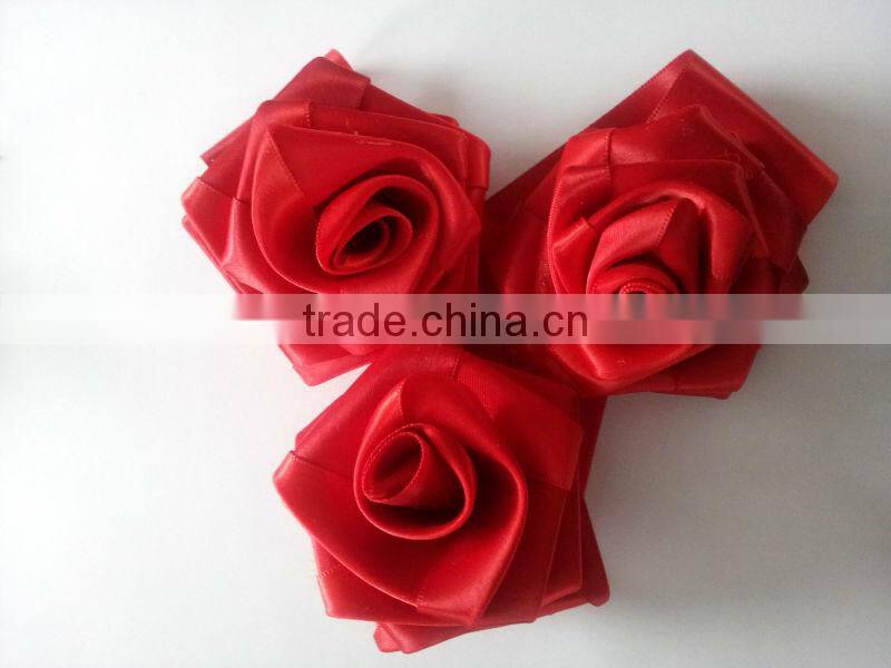 Golden yellow double face satin ribbon