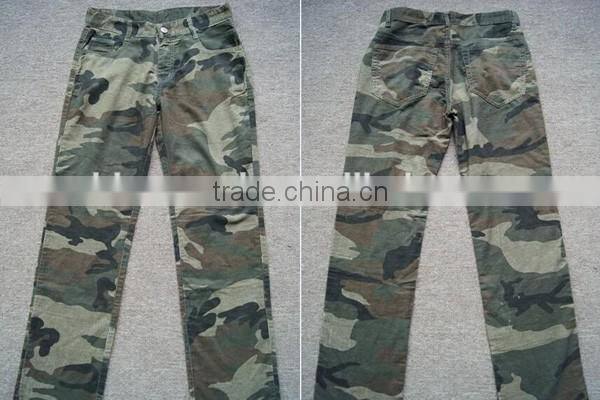 mens ready made garments stock lot camo pants