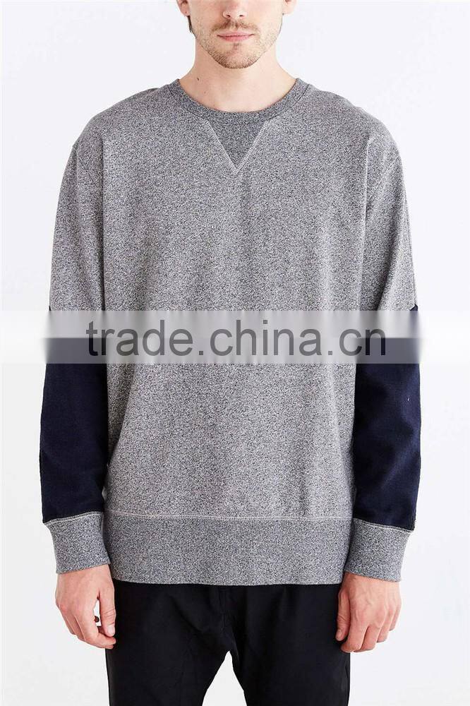 Customize mens oversized loose style sweatshirt 100 polyester sweatshirt