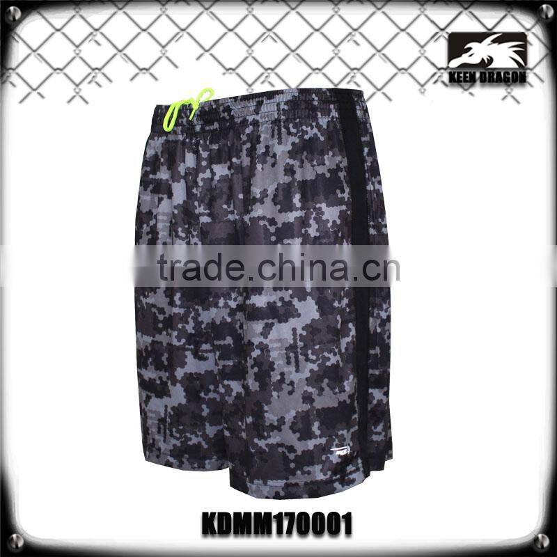 4 way stretch quick dry custom camo sweat shorts