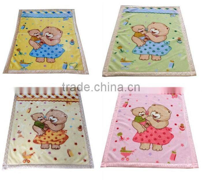 Top Selling Factory Wholesale OEM Baby Soft Raschel Blanket