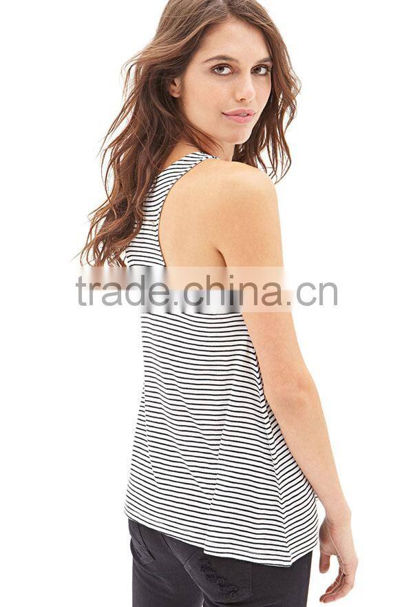 New Design Womens Tank Top In Stripe