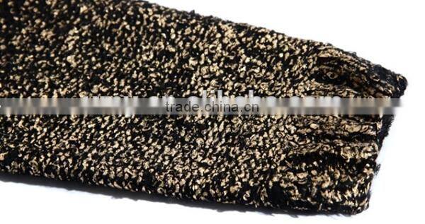 men's fashion pullover gold and silver foil print sweater clothing