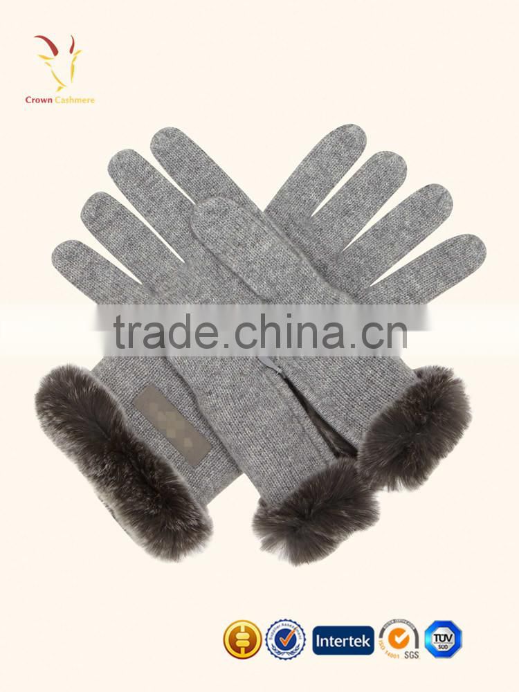 Wholesale Winter Ladies Wholesale Hand Cashmere Gloves Full Finger Gloves