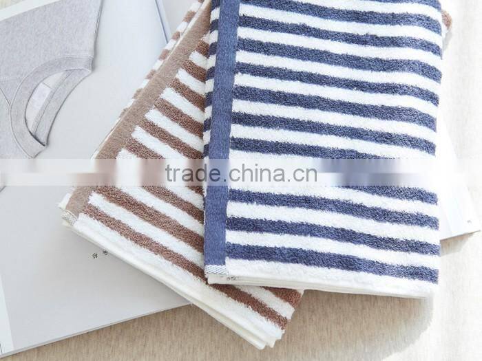 Cheap 100% Cotton Stripe Face Washer Towels