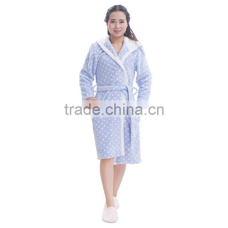 USA market wholesale hooded bathrobe for women