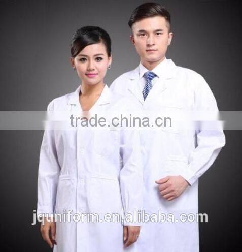 Unisex Men/Women Medical Doctor Nursing Long White Lab Coat XS-3XL