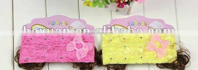 CUTE BABY FLOWER LACE COTTON HEADBAND INFANT HAIRBAND HAIR BOWS