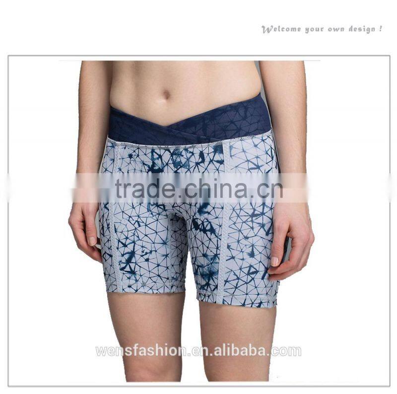 2015 custom cheap cotton leggings Women's Cycling Shorts with Coolmax / Breathable for women