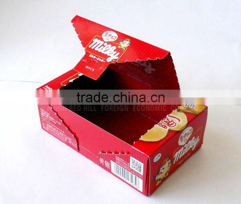 Rip window style of Candy cardboard box