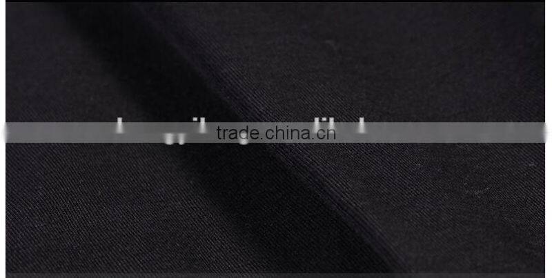 Men's black long sleeve 100% cotton printing streetwear t-shirt manufacturer