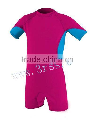 2014 one piece rash suit for girl