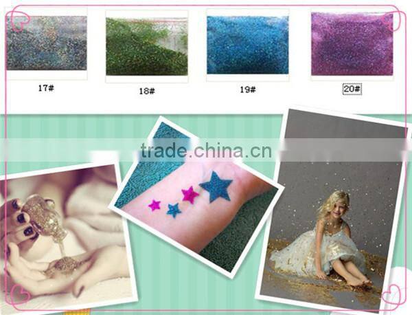 Yiwu Favorites Compare Popular shinning and sparking loose glitter wholesale glitter powder