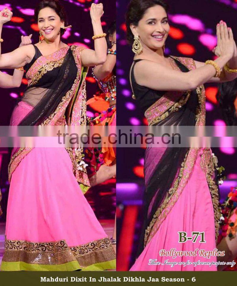 New 2016 Indian Bollywood Designer Party Wear Saree