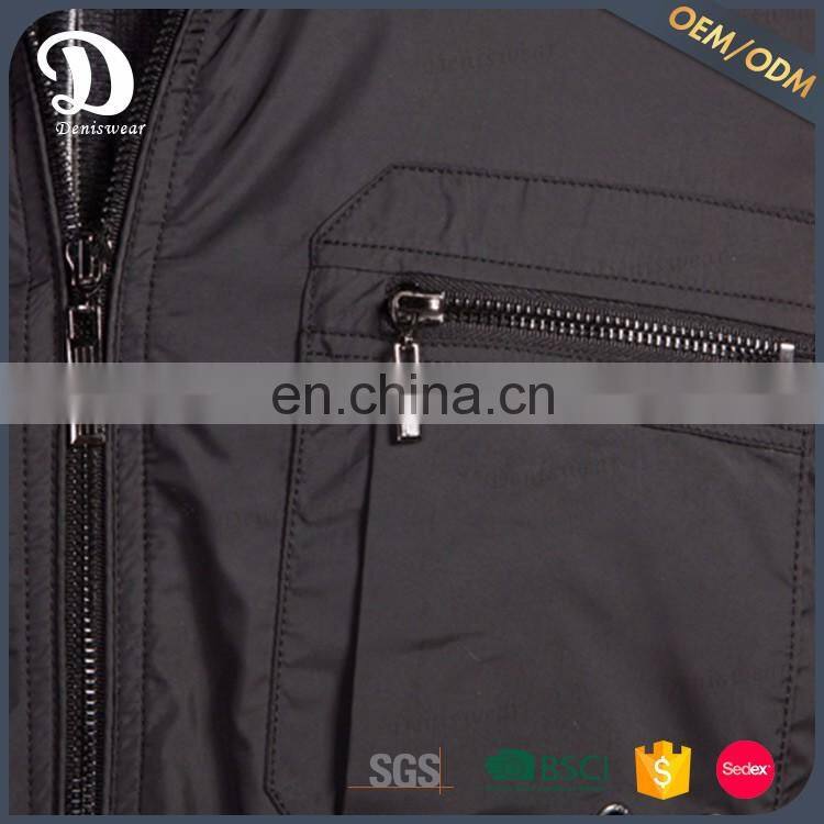 High quality black fashion jackets men jacket