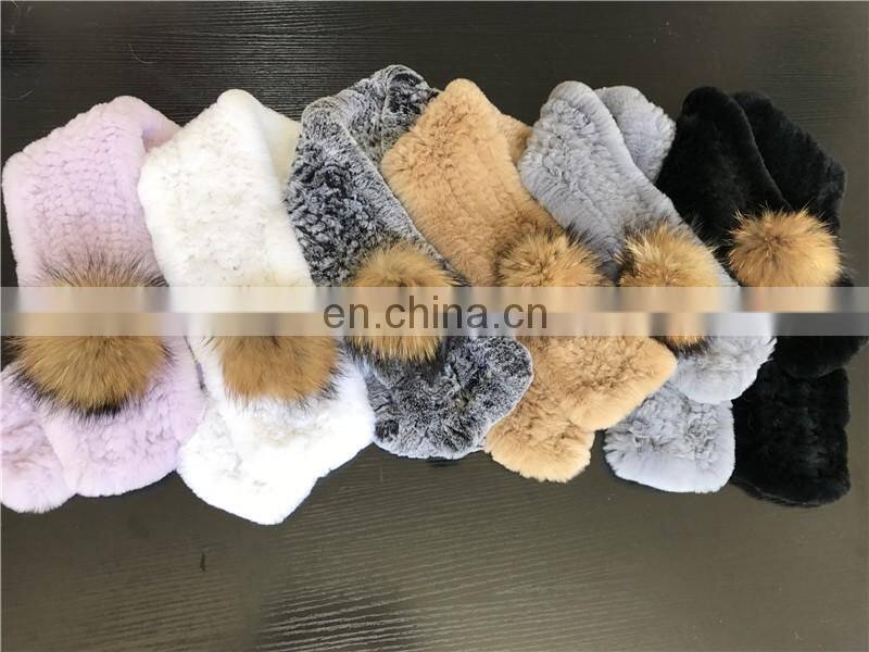 2016 Latest Design Woman Accessories Scarf / New Fashion Real Rabbit Fur Scarf / Ladies Lucury Scarf
