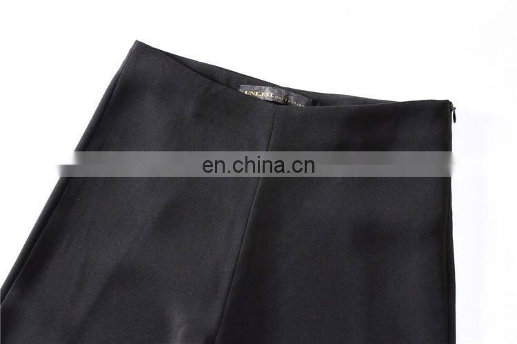 ISO 9001 Factory comfortable casual women loose wide leg pants