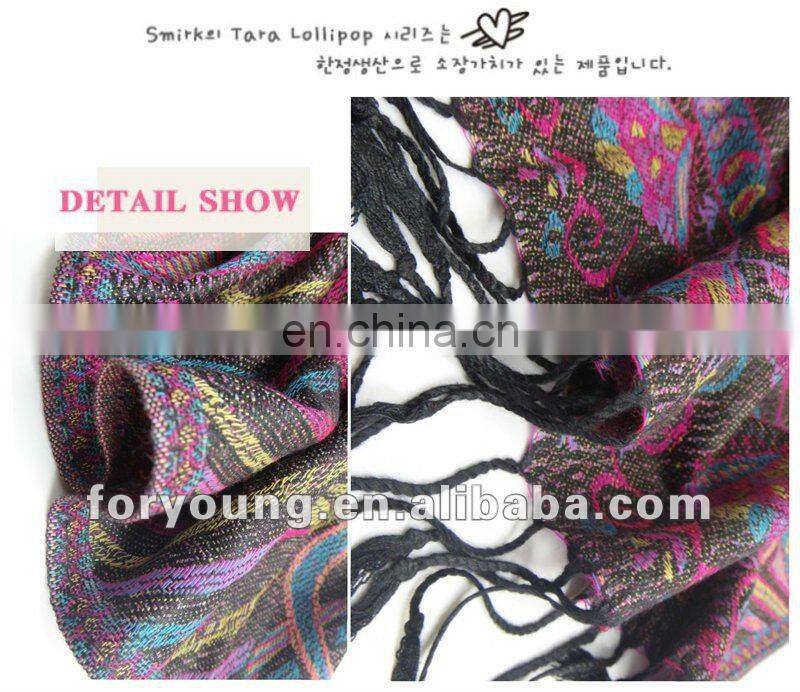 2012 fashion polka dot shawl pashmina wholesale