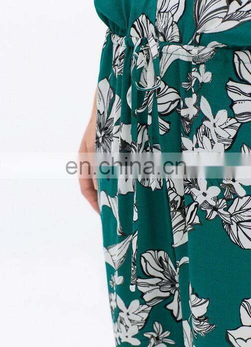 Wholesale Ladies Elegant Long Sleeve Waistband Women Playsuit