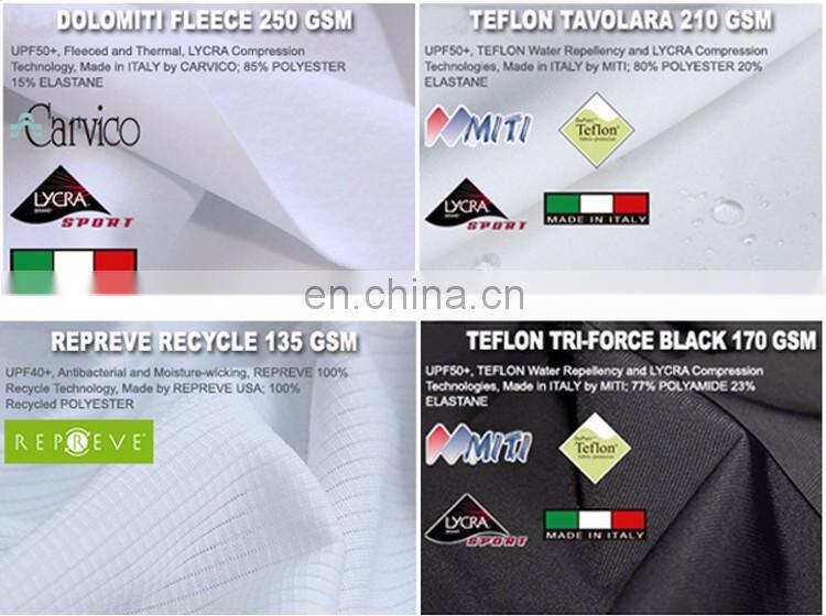 2017 pro team men's winter comfortable breathable long sleeve custom cycling clothing