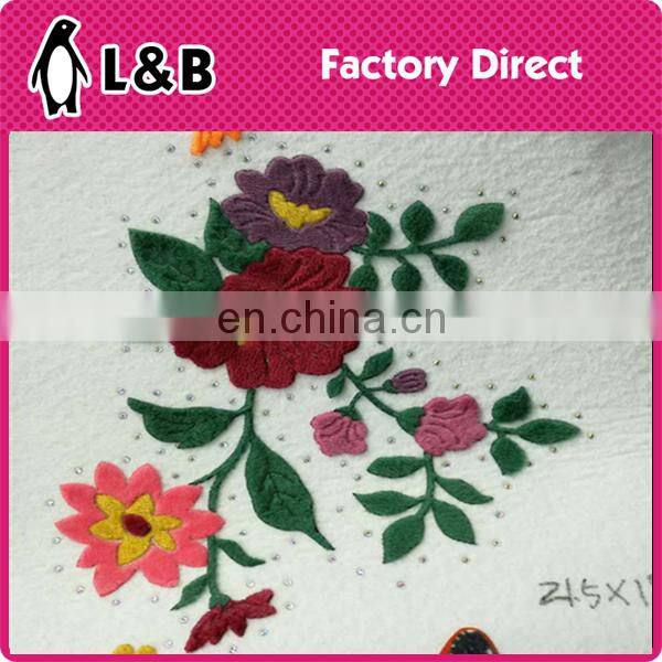High quality wholesale new design decoration patch hot fix flower motif