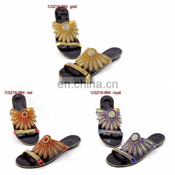 crystal slipper italian ladies shoes cheap ladies slipper