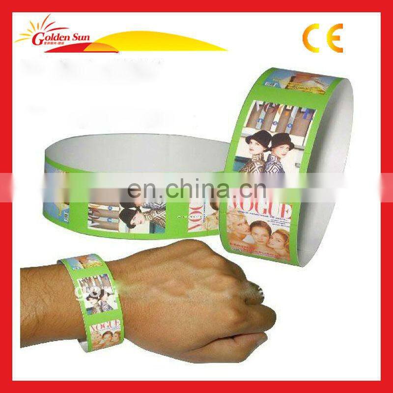 Wholesale Professional Cheapest Price Adult Size Tyvek Paper Wristband
