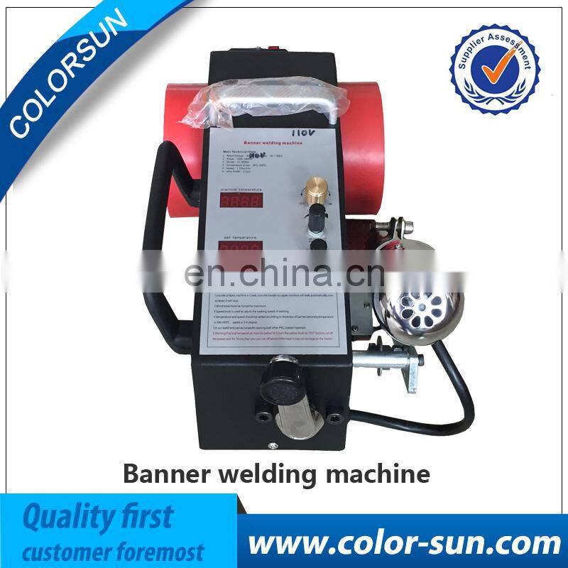 Hot sell intelligent Banner welder machine for PVC/ PE/ DHPE/ LDPE/ EVA