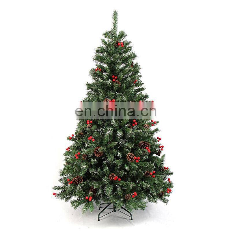 Custom 7ft Quality Beautiful Large Realistic Artificial Christmas Trees Stand Outdoor Christmas Decoration