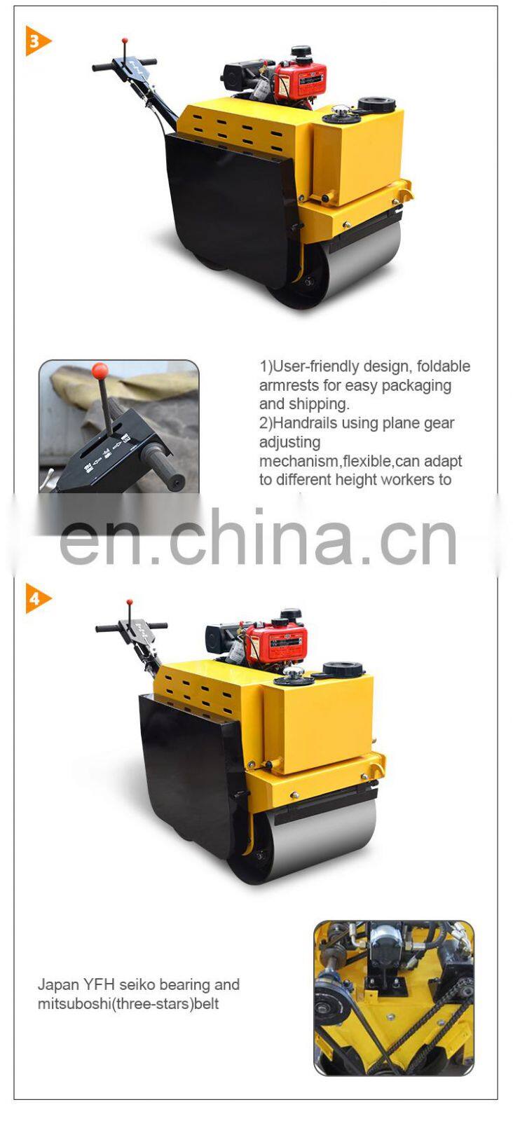 Factory outlet double drum construction machine road roller for sale