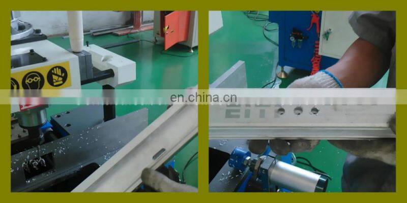 2016 OEM new automatic precision Aluminum window door machine for lock slot drilling and copy milling