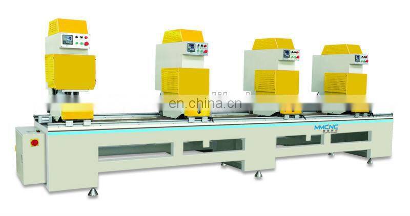 Welcome.New Four-head PVC Welding Machine on aluminium window-door profile
