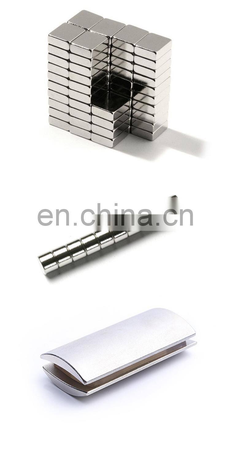 Sintered Ndfeb magnet Ni-Cu-Ni High quality coating square cube 5*5*5 speaker neodymium magnet