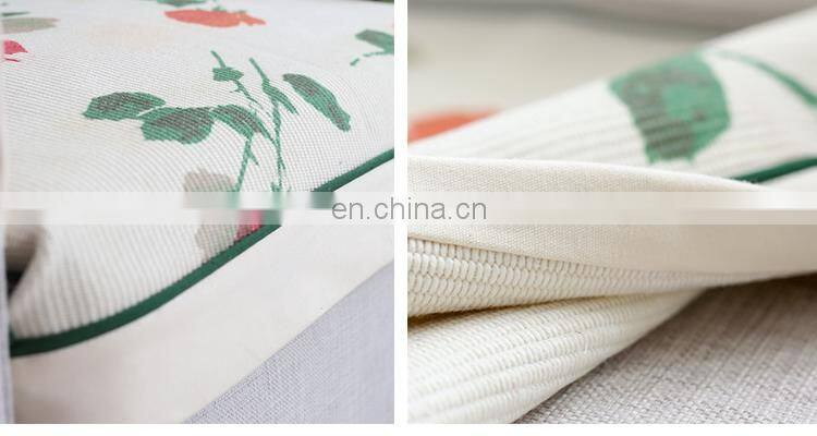 Hot sale high quality fancy roses printing cotton woven protective garden sofa covers