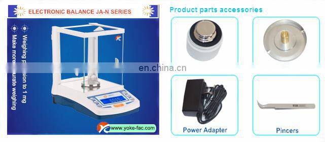 200g Rated Load and 0.001g Accuracy analytical scale,China analytical laboratory balance for analyze function