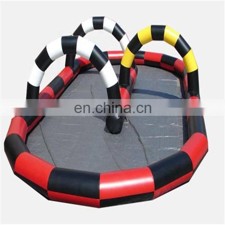 Cheap inflatable rc car race track/inflatable water race track / kids inflatable race track