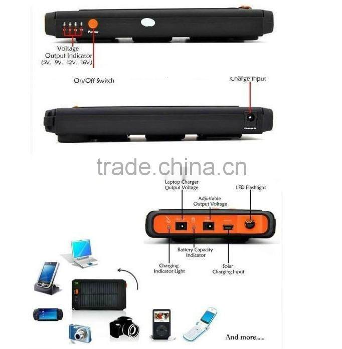12000mah laptop solar charger