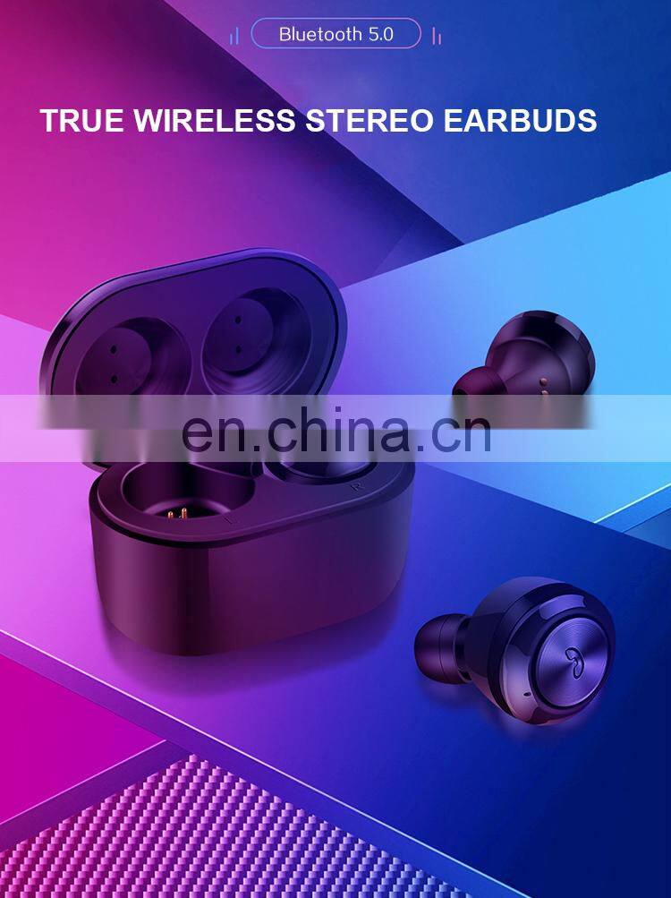 Promotional 2021 Wireless Headphones Stereo 5.0 Bluetooth Mini Earphone In-ear TWS Earbuds for Phone