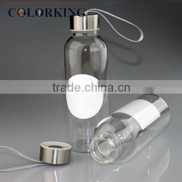 New Arrival 420ml Sublimation Printing Glass Bottle
