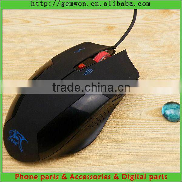 Adjustable 6 Buttons USB Wired Optical Gaming Mouse for PC Laptop