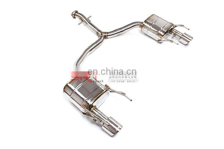 Exhaust Pipe for Toyota REIZ titanium exhaust catback with quad double tip