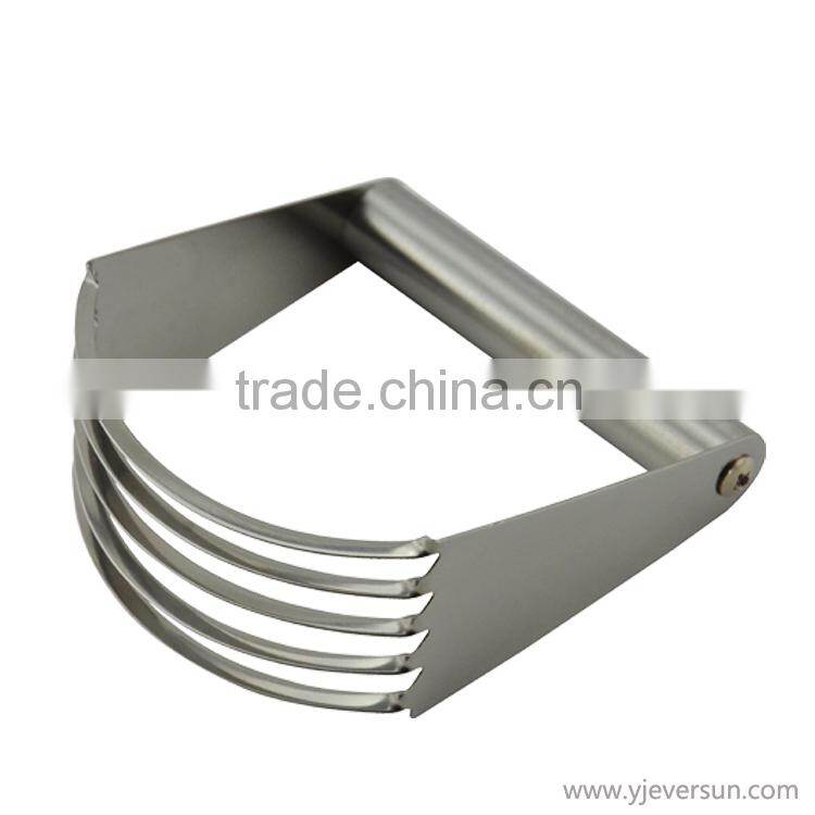 Top sale high quality non-slip grip stainless steel dough pastry blender