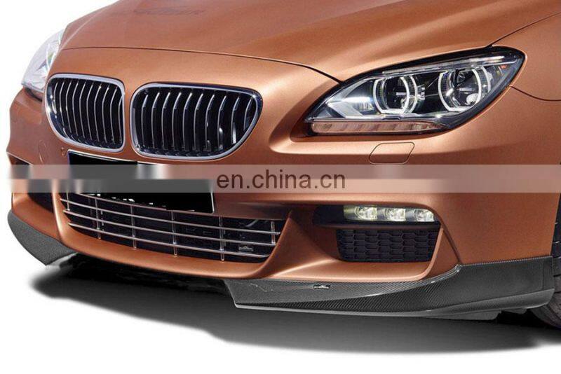 Carbon Fiber Car Front Splitter for BMW 6 Series F06 F12 F13 M TECH 2014