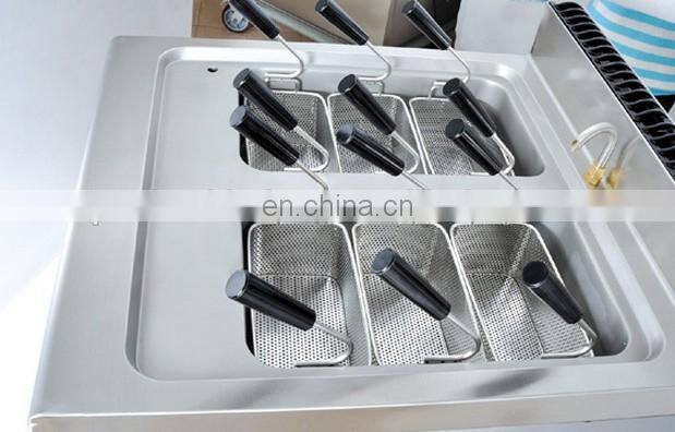 Natural Gas Kitchen Machines /commercial gas pasta cooker with cabinet